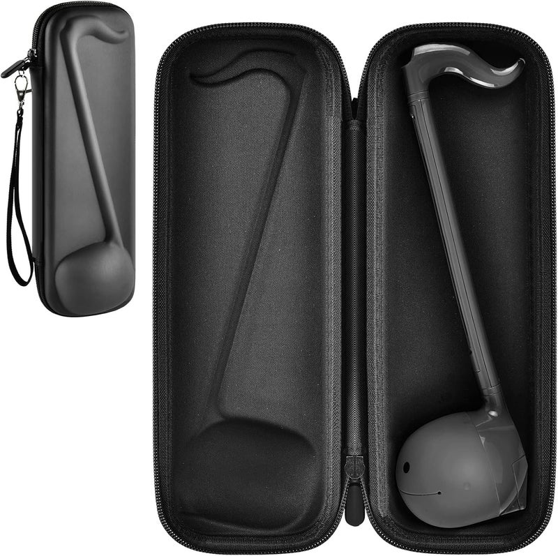 casmilee Case Compatible with Otamatone [English Edition] Japanese Electronic Musical Instrument Portable Synthesizer, Instrumental Music Toy Storage Holder for Otamatone Regular Size (Box Only) (Black) - Image 1